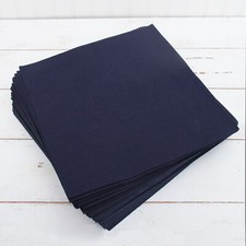 Premium Felt Sheets 50 Pack - 12" x 12" - Dk. Navy - Soft Wool-Like 1.2mm