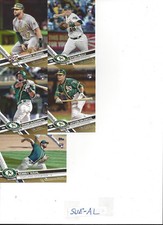 2017 TOPPS Update Gold #/2017 Jaycob Brugman RC Oakland Athletics US 187 READ!!!