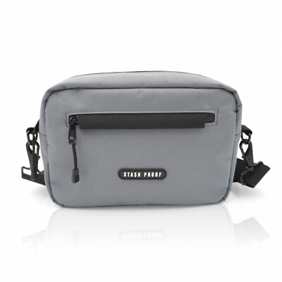 Stash Proof Rover Odor Resistant Cross-body and Shoulder Bag, Travel Bag, Suede 