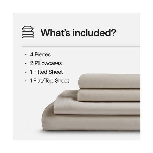 DOZ Sheet Set, 100% Viscose derived from Bamboo, Organically Grown, Buttery S... - Picture 2 of 6