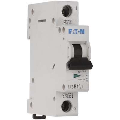 1Pc Eaton Cutler Hammer Faz-C10/1-Rt-Sp Circuit Breaker, Supplementary, C Curve