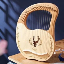 Lyre Harp 10/16/19/21/24 Strings Piano Harp with Tuning Wrench Spare Strings