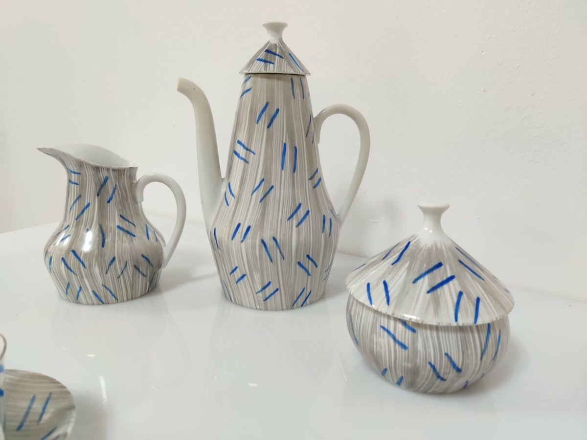 Juego de café Castro Sargadelos Dolmen 1950s