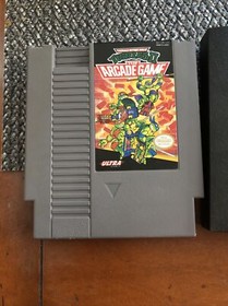 Teenage Mutant Ninja Turtles 2: The Arcade Game NES 1990 Authentic Tested Sleeve