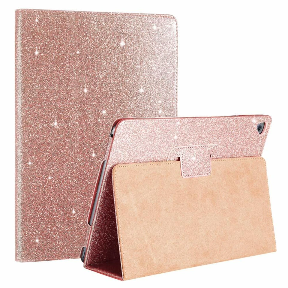Genuine Apple Ipad Flip Glitter Case Cover For iPad 10.2 , Air1/2 9.7 Mini ipad2 - Image 4 of 4