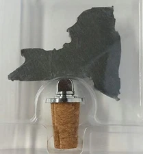 SPARQ Home Slate New York State Cork Wine Topper  