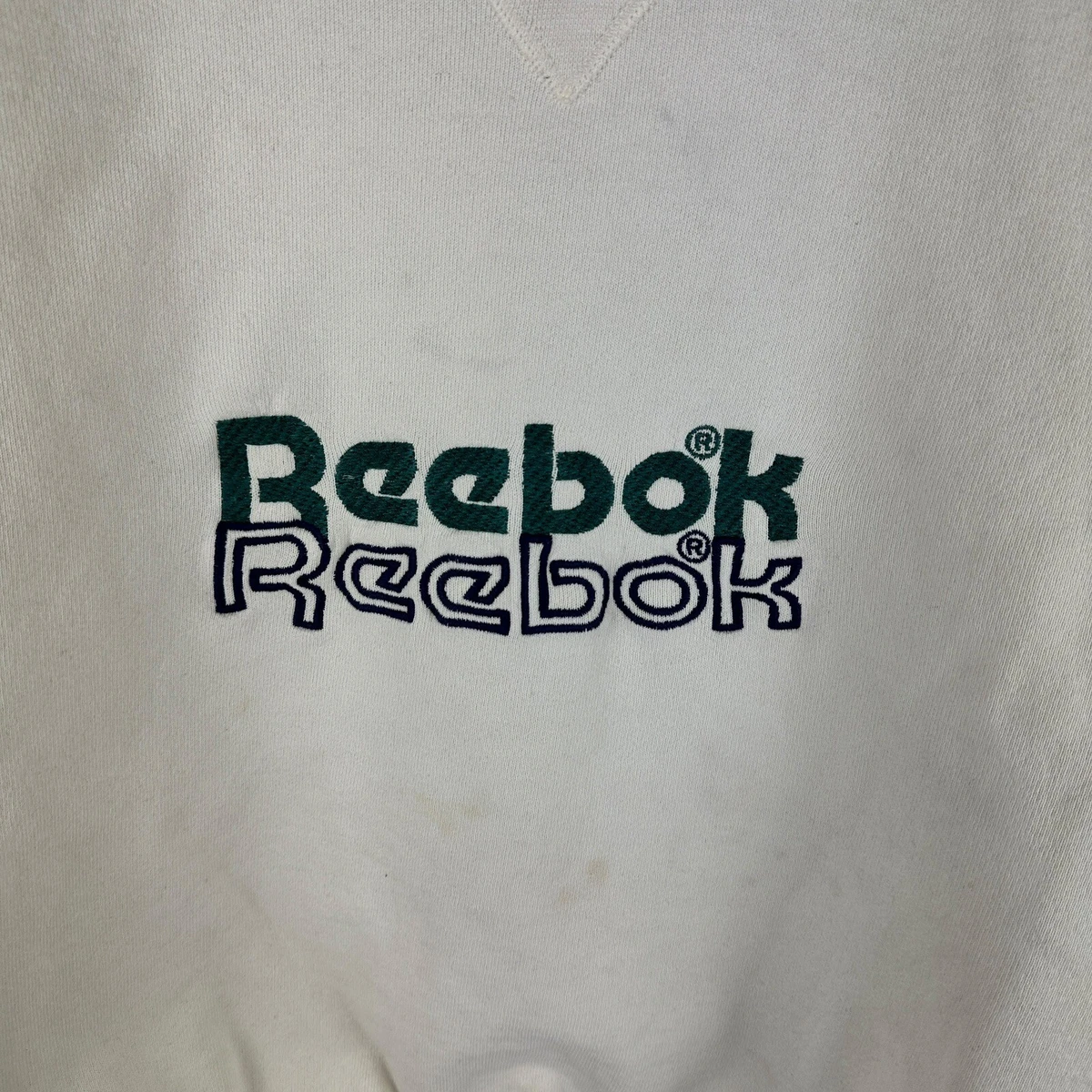 Vintage 90s Women s Reebok Embroidered Logo Pullover Sweatshirt