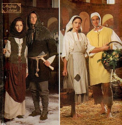 Renaissance Costume Historical OOP Simplicity Sewing Pattern Ladies Misses Women - Picture 21 of 52