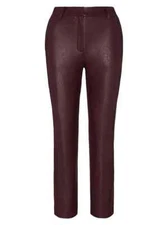 NEW Commando faux leather 5 pocket pants in Oxblood- Size XL #1478