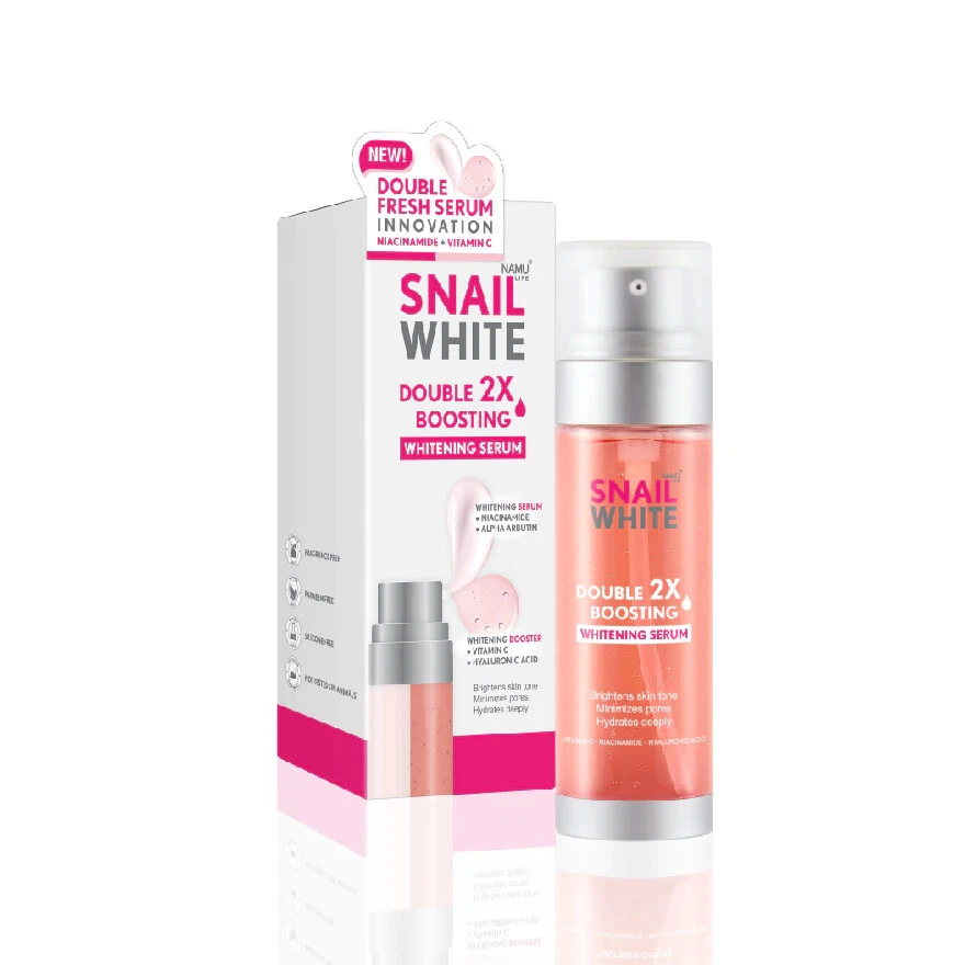 Sérum clareador Snailwhite Double Boosting branco caracol: pacote com 3 peças - Imagem 4 de 4