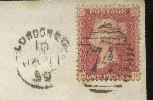 GB QV PENNY REDS DUPLEX CANCELS SPOONS + Other POSTMARKS COVERS ..PRICED SINGLY - Picture 42 of 79
