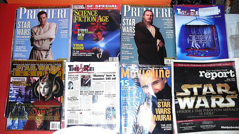 Super Star Wars Assortment Part 2-15 Magazines from 1999 Plus Extras