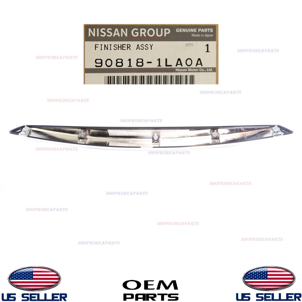 Puerta Trasera Original Moldura Inferior Cromo ⭐OEM⭐ Infiniti QX56 2011-13 QX80 2014-17 Foto 3 de 4