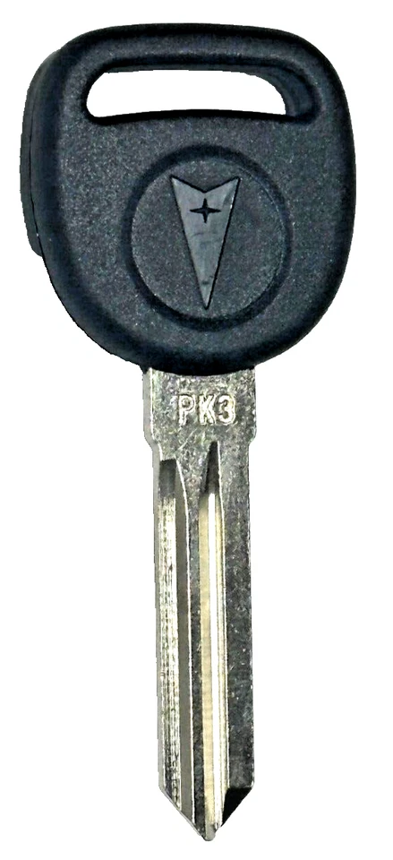 New For 2004-2008 PONTIAC GRAND PRIX Transponder Chip Logo Key Blank 5902386 - Image 2 of 2