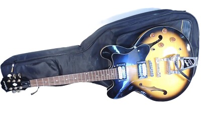 Epiphone Dot Deluxe VS ES-335 Flametop Sunburst 2008 Electric Guitar Gig Bag