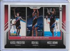 2020-21 Panini Instant ALEKSEJ POKUSEVSKI JOSH HALL MOSES BROWN rookie /165 OKC