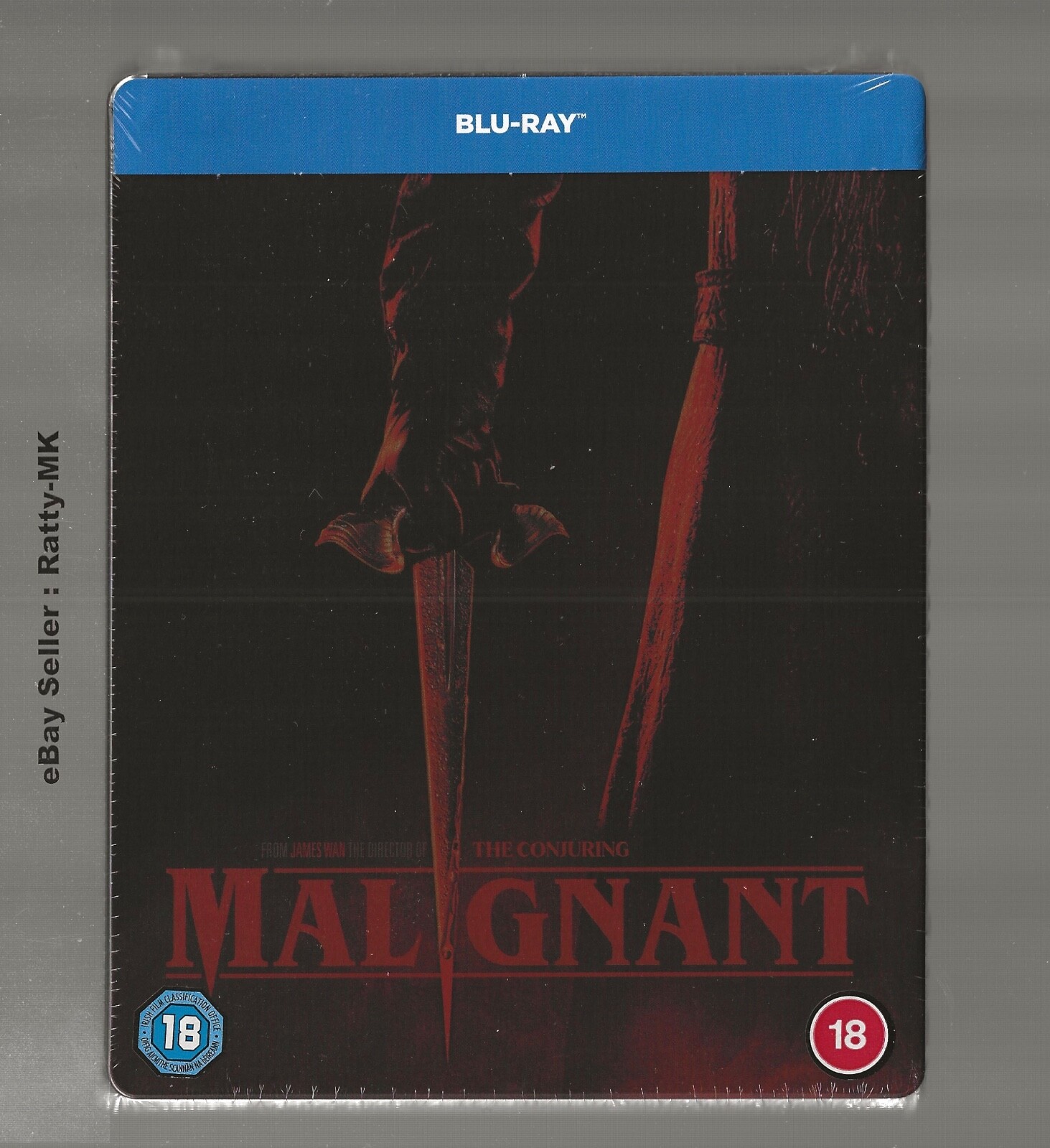 MALIGNANT - UK EXCLUSIVE BLU RAY STEELBOOK - NEW & SEALED