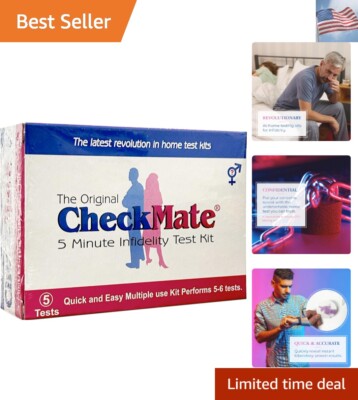 Check Mate Infidelity Test Kit - 10 Tests - Check your spouse, boyfriend, gir...