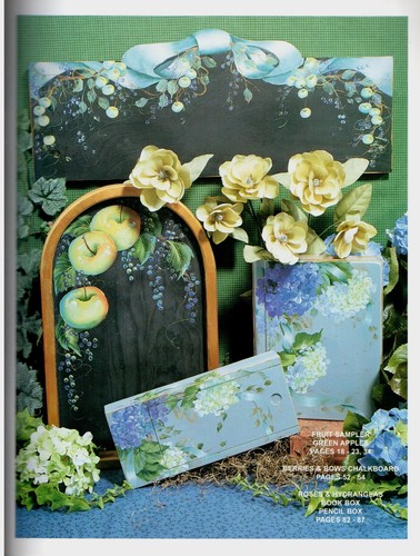 Gran's Attic Ros Stallcup Decorative Painting Craft Book Fruit & Flower Patterns - Picture 4 of 12