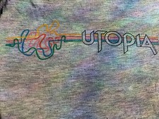 UTOPIA Swing To The Right Tour US 1981 PROMO Raglan T-SHIRT - TODD RUNDGREN