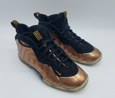 Nike Little Posite One GS Boy's Sneakers Size 5.5Y Metallic Copper Black