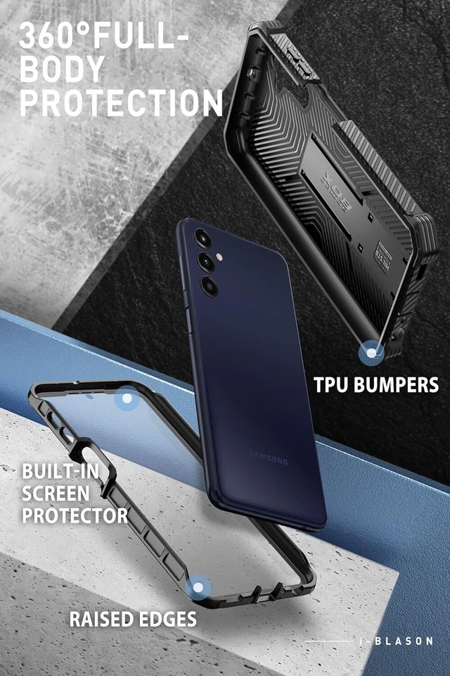 i-Blason Armorbox Kickstand & Holster Case For SamsungGalaxy A15 5G Screen Cover - Image 3 of 4