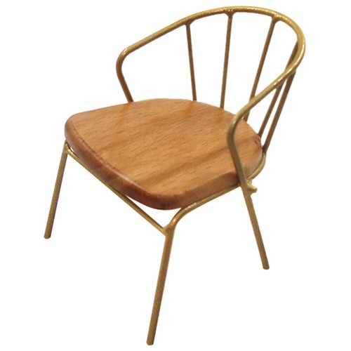 Yellow Backrest Chair Realistic Mini House Decor Dollhouse Decorations - Picture 7 of 12