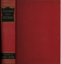 Enciclopedia dello spettacolo IV (DAG-FAM) - AA.VV. (Casa editrice Le Maschere)