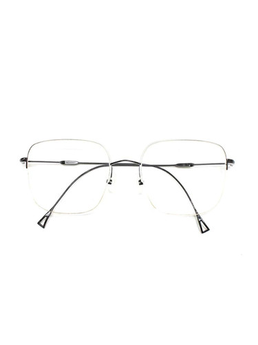 Pre-Owned KANEKO-OPTICAL ISSEY MIYAKE SQUARE-V Glasses Black Kaneko