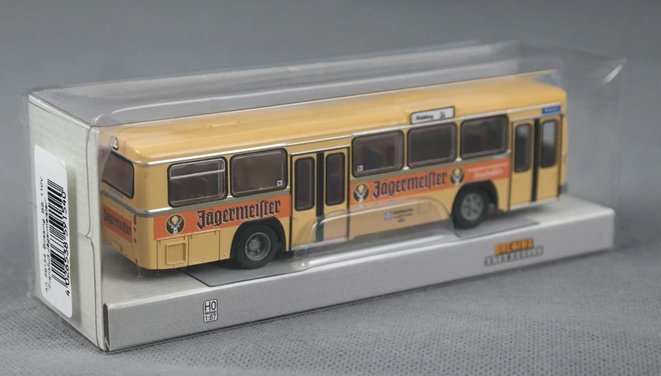 BREKINA 59154 H0,1:87 Büssing BS 110 V, 1970, "Frankfurt Jägermeister" NEU 2025! - Bild 4 von 4