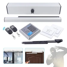 120° Opening Electric Door Opener 50W Automatic Swing Door Opener W/ Remote 55DB