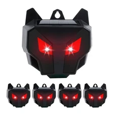 Epicing Coyote Deterrent,Solar Nocturnal Animal Repeller Predator Light Scare...