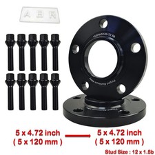 2pcs 15mm 12x1.5b 5x120 Hub Centric Wheel Spacer For BMW E36 E46 E90 E34 E60 E61