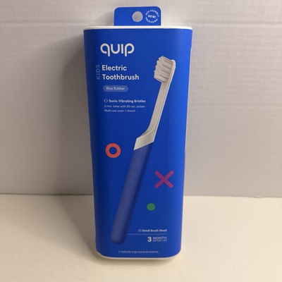 #ad #ad Quip Kids Electric Toothbrush Blue Rubber Sonic Timer New Sealed AAA $16.99