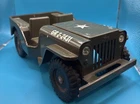 Tonka Toy 1960s Pressed Steel Green Army JEEP Military GR2-2431 VTG