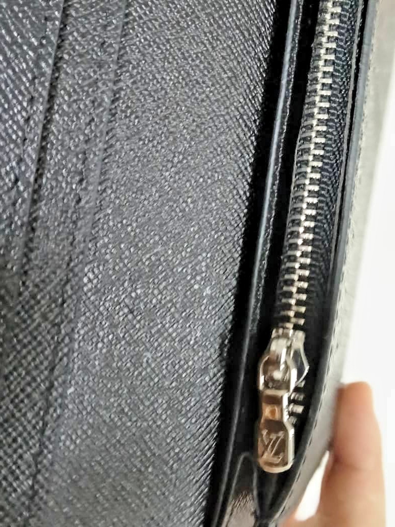 Louis Vuitton Monogram Eclipse Brazza Canvas Long… - image 6