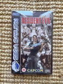 Resident Evil - No Manual - with Case Protector (Sega Saturn, 1997)