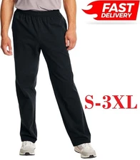 Hanes Essentials Sweatpants, Men’s Cotton Jersey Sweatpants with Pockets, 33”
