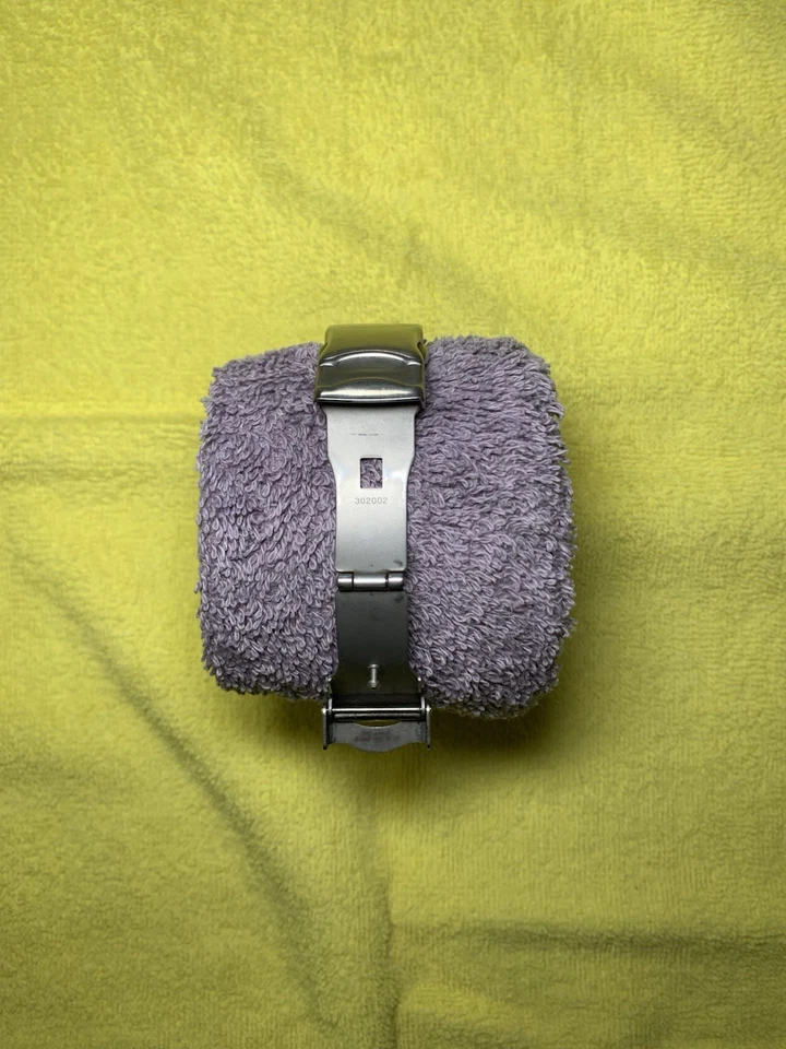 Часы унисекс цифровые Y2K Fossil Big Tic Matrix синие с ремешком из нержавеющей стали - Изображение 3 из 4