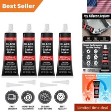 High Temperature RTV Silicone Sealant 340g - Strong Bond for Automotive Repairs