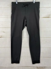 Kyodan Activewear Pants Women's Sz M Black Drawstring Skinny Leg Elastic Waist