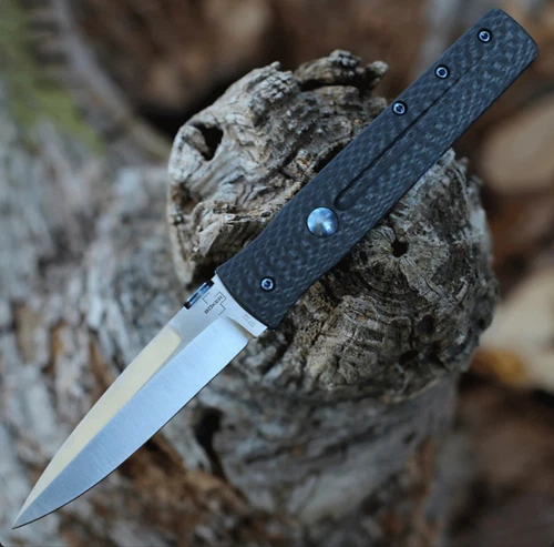Boker Plus IcePick Dagger Pocket Knife 3.23" Blade VG-10 Carbon Handle ✔️01BO199