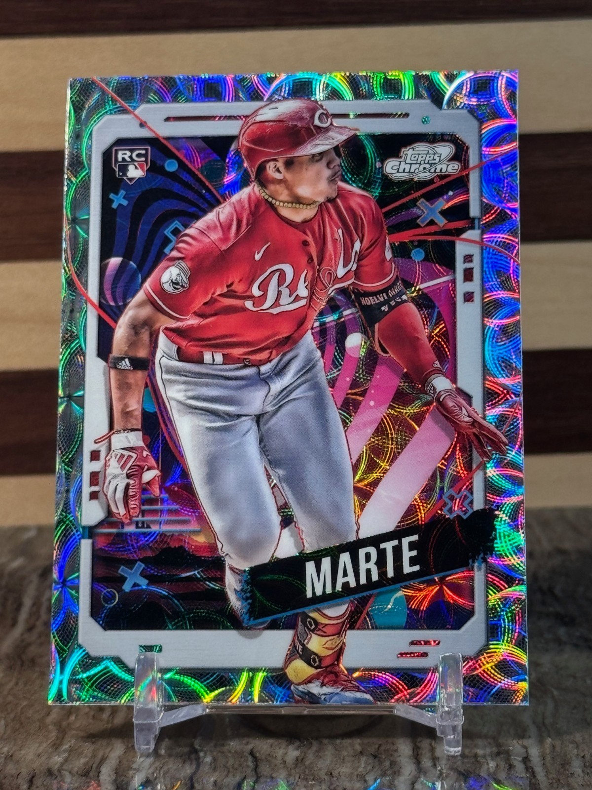 2024 Topps Cosmic Chrome - Noelvi Marte #16 Nucleus Refractor Cincinnati Reds RC