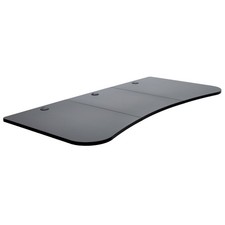 VIVO Black Carbon Fiber 63" x 32" Table Top for Adjustable Standing Desk Frames