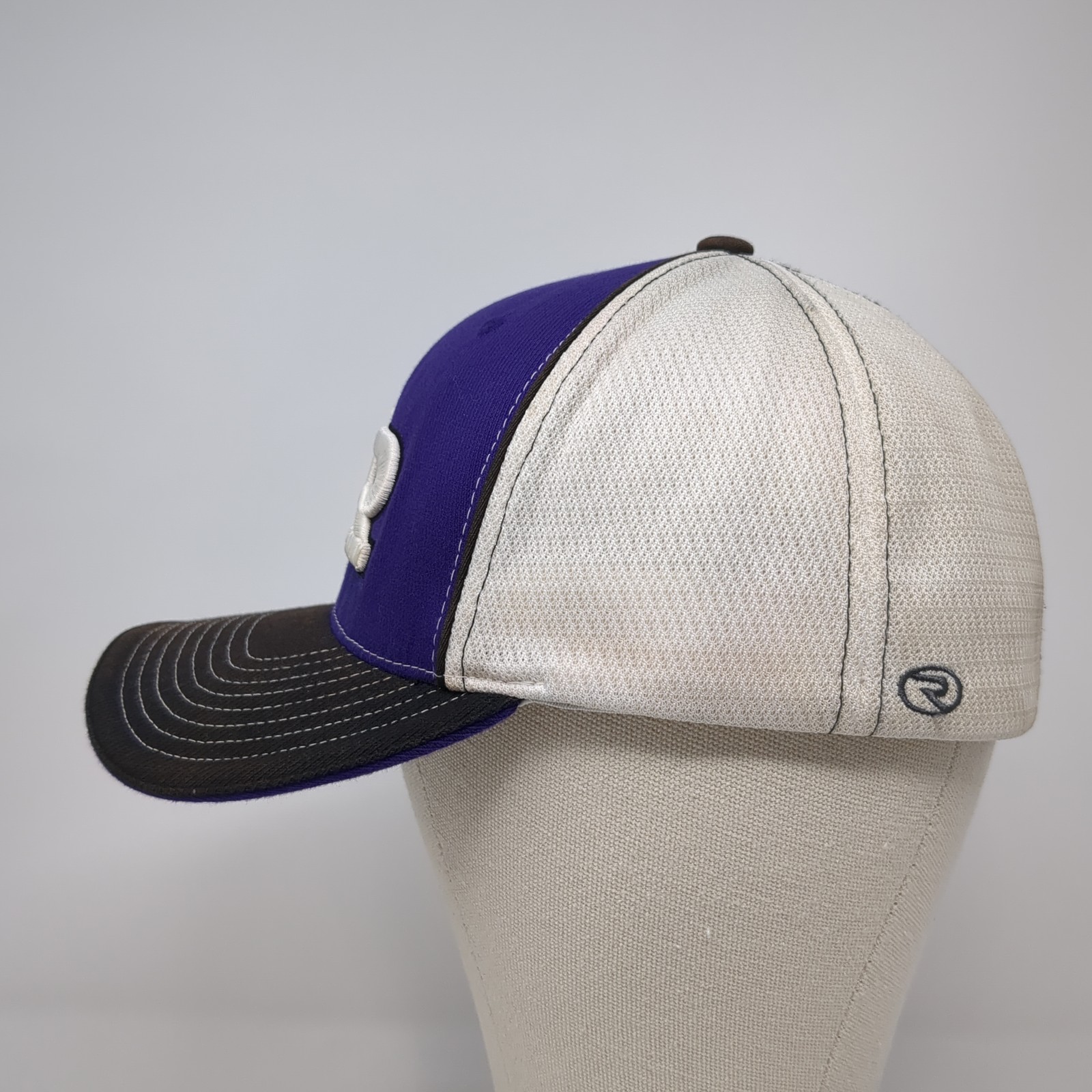 SR Fitted Baseball Hat Multicolor Medium Embroide… - image 3