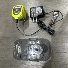 RYOBI ONE+ 18V Lithium-Ion 1.5 Ah Battery and Charger #1  PBP002