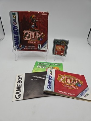 Zelda Oracle of Seasons (Nintendo Game Boy Color, 2001) GBC Complete in Box CIB