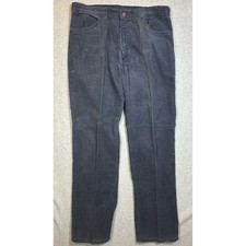 Levis White Tab Corduroy Pants Mens 34x31 Blue Straight Leg Vintage 90s Grunge