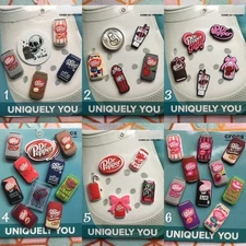 Crocs Handmade jibbitz 5-10pc Dr Pepper addict Till Death Shoe charms Set