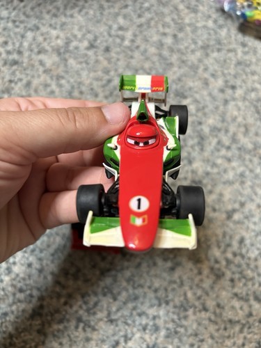 Carrera Disney CARS Francesco Bernoulli Lightning McQueen Slot Cars TESTED Crack - Picture 18 of 18
